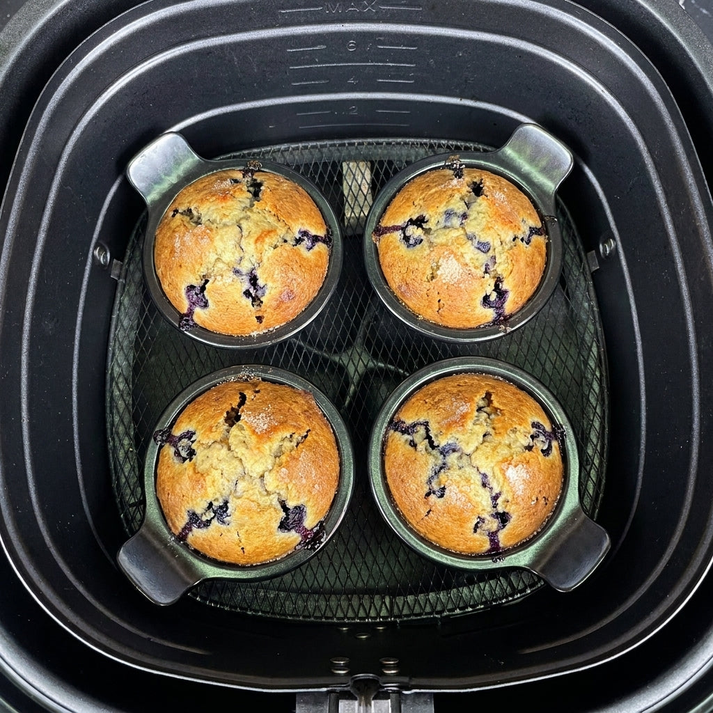 Pyrex Muffinförmchen für die Heißluftfritteuse | 4 Stück