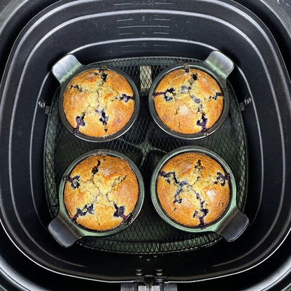 Pyrex Muffinförmchen für die Heißluftfritteuse | 4 Stück