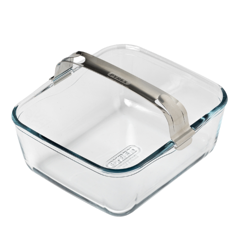 Pyrex Glasform mit abnehmbarem Griff, groß | 20 x 18 x 8 cm