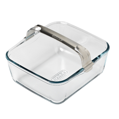 Pyrex Glasform mit abnehmbarem Griff, groß | 20 x 18 x 8 cm